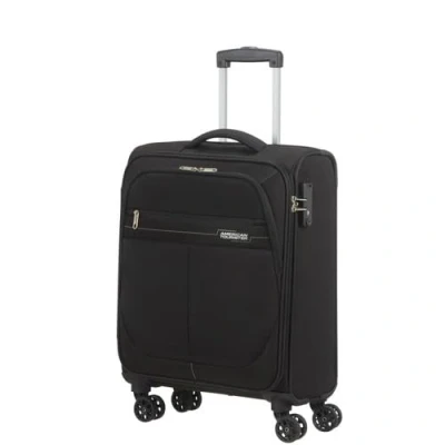 Image of American Tourister Deep Dive Spinner Suitcase Cabin 55cm 38L Black, 132503