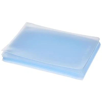 Image of VELOFLEX 3115500 Protective ID Card Sleeves for DIN A7 Polypropylene Film with Tear Proof Copy Safe Pack of 20