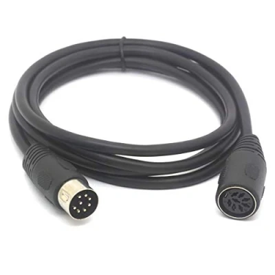 Image of Tomost MIDI Cable 8 Pin Din Male to Female Adapter Cord for Bang, Olufsen B&amp;O, BeoLab, POWERLINK mk2 Extension (1.5 meter Long)