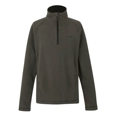Image of Regatta Men&#039;s Montes Lightweight Half Zip Fleece Midlayer Pullover Perfect for Outdoors, Walking, Hiking &amp; Camping Brown