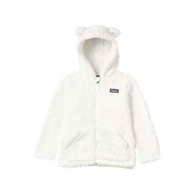 Image of Patagonia Friends Hoody Unisex Fleece jacket for kids, Size: 5y, Birch white