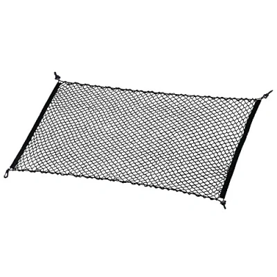 Image of MICTUNING Rear Cargo Net,Cargo Net Car Boot with 4 Hooks for SUV Truck Bed,Great (（41x30）inch)