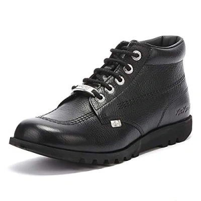 Image of Kickers Women Kick Hi Luxe Ankle Boots, Black (Black Blk, 3 UK