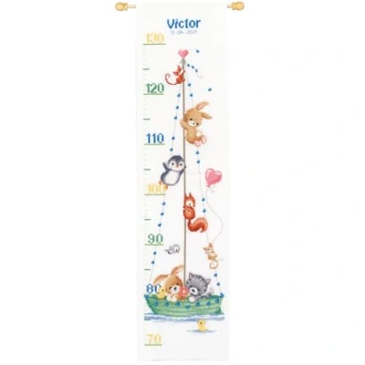 Image of Vervaco Counted Cross Stitch Kit, Cotton, Multicoloured, 18x70cm