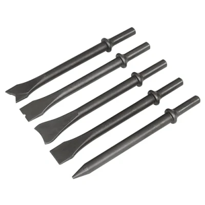 Image of Sealey Air Hammer Chisel Set 5pc 170mm .401&quot; Shank