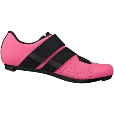 Image of Fizik R5 Tempo Powerstrap Clip in Cycling Shoes, Pink/Black, Size 43 EU