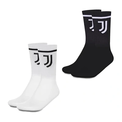 Image of hermet 2 Pack Calze Juventus Socks Set, White/Black, 43 46