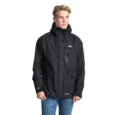 Image of Trespass Men&#039;s Corvo Waterproof Jacket, Red, Small