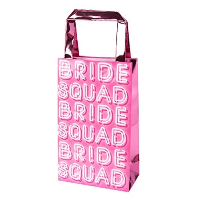 Image of Neviti Bride Squad Decorations Hen Party Night Supplies Pink Bridesmaid to Be … (Party Bags)