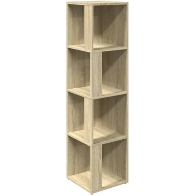 Image of vidaXL Corner Cabinet Sonoma Oak 33x33x132 cm Engineered Wood