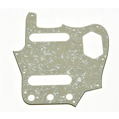 Image of KAISH Vintage JAG Guitar Pickguard Scratch Plate Fits American Jaguar Aged Pearl