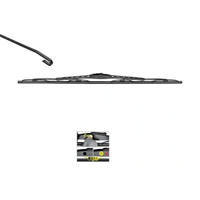 Image of A1248201145 Wiper blade VALEO 574142 590mm Front Standard for left hand/right hand drive vehicles 23Inch MERCEDES BENZ: 190, W124 Saloon