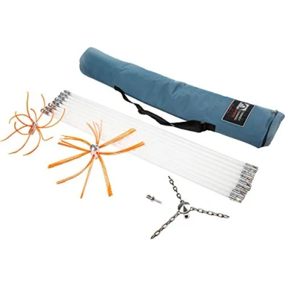 Image of HANSA Tornado PRO Rotary Chimney Cleaning System, Sweeping Power kit, Set for Professionals (14)