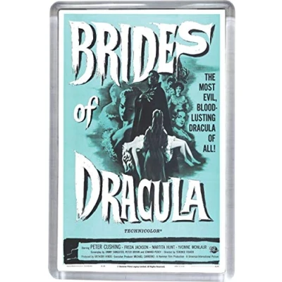 Image of Hammer Horror Brides of Dracula Movie Poster Fridge Magnet 5 x 7.5 cm