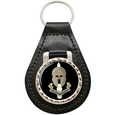 Image of Giftshop UK Special Reconnaissance Regiment, British Army Leather Key Fob