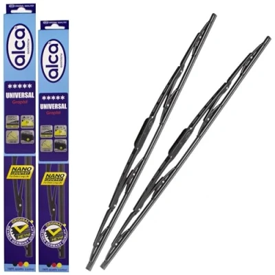 Image of Fits Kia Rio 2011 2016 Alca Germany Universal Windscreen Wiper Blades 26&quot;16&#039;&#039; AU2616H