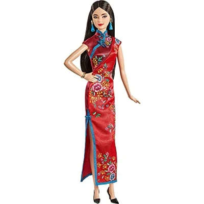 Image of LUNAR NEW YEAR BARBIE DOLL