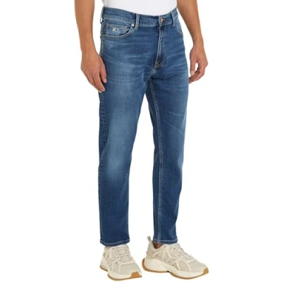 Image of Tommy Jeans Men Regular Fit, Blue (Denim Dark), 30W/30L