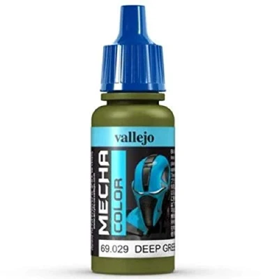 Image of Vallejo 17 ml &quot;AV Mecha Color&quot; Acrylic Airbrush Colour Deep Green