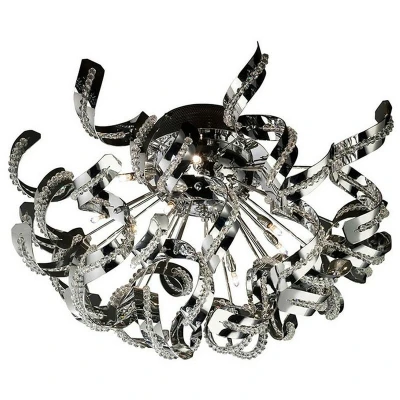 Image of Esme Ceiling 20 Light G4 Polished Chrome/Crystal, NOT LED/CFL Compatible