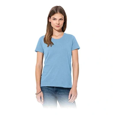Image of Stedman Apparel Women&#039;s Classic T/ST2600 Regular Fit Short Sleeve T Shirt, Light Blue, Size 10 (Manufacturer Size:Small)
