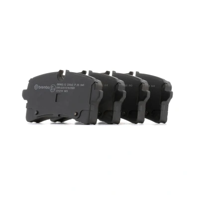 Image of 95B698451, 95B698451A, 95B698451B, 95B698451F, 95B698451G Brake pad set BREMBO P 65 040 PORSCHE: Macan