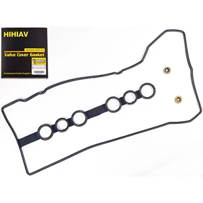 Image of VS50542R Compatible with Toyota Corolla Matrix Celica Mr2 Engine Head Valve Cover Gasket Seal 1.8L&amp;Gromets Spyder Chevrolet Chevy Prizm Pontiac 2000 2001 2002 2003 2004 2005 2006 2007 2008 VC2024