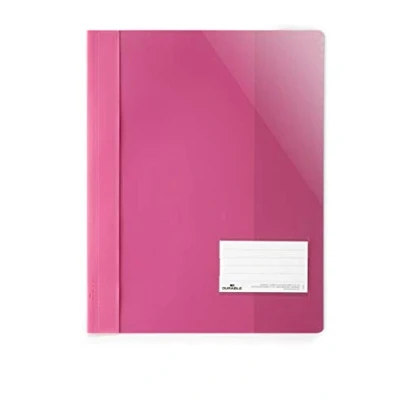 Image of Durable 269034 Sight File for Din A4, Extra Wide, Dark Pink, 25 Pack