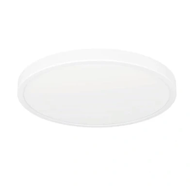 Image of Eglo LED Ceiling Light Fitting Fueva 6, Round lamp, Flush Fixture, White Plastic, Lighting Warm Cold White, ⌀ 39 cm
