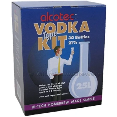Image of Alcotec Vodka Type Spirit Kit 21% ABV 25 Litre High Alcohol Home Brew Moonshine