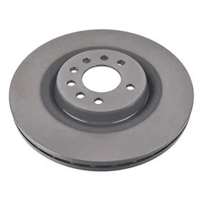 Image of 095517219, 95517219 Brake disc FEBI BILSTEIN 108205 Front Axle 330mm 28mm 5 Hole 110mm internally vented Coated VAUXHALL: Corsa Mk4