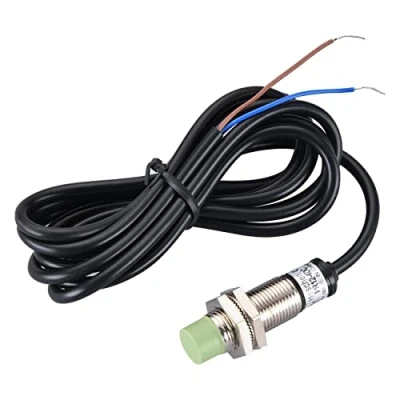 Image of Heschen Inductive Proximity Sensor Switch PR12 4DC Cylindrical Type, 4mm Sensing, M12 Round, 12 24VDC 2 Wire, Non Shielded, NC(Normally Closed) CE