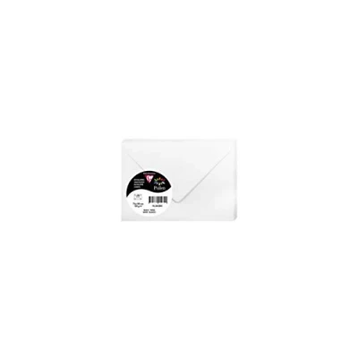 Image of Clairefontaine Ref 5430C Pollen Envelopes (Pack of 20) 75 x 100mm Sized, 120gsm Paper, Gummed Seal, Inkjet &amp; Laser Printer Compatible, Acid Free White