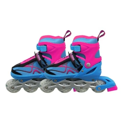 Image of Endless EL1027 Inline Adjustable Skates Aluminium Chassis and 70 mm PU Wheels All Flash, ABEC 7 Bearings