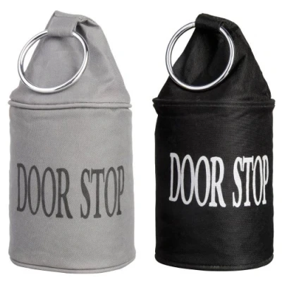 Image of Esschert Design LH146 Door Stopper with Ring, Black or Grey (Pack of 1)