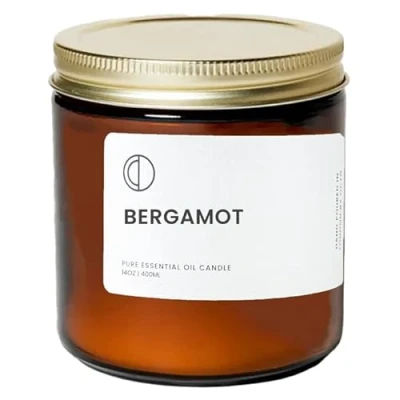 Image of OCTŌ Bergamot Scented Candle. Made with Essential Oils and Soy Wax. 400ml