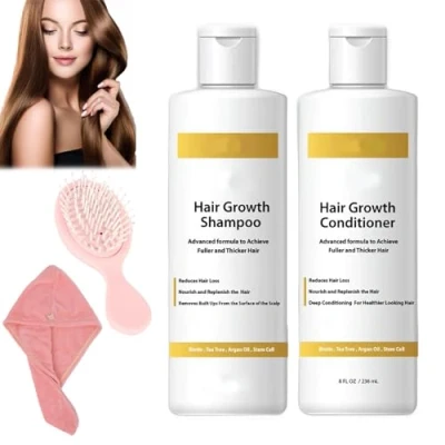 Image of Etaderm Shampoo, Shampoo And Conditioner, Hair Growth Advanced Biotin for Loss, Fuller Faster Growing (1Set)