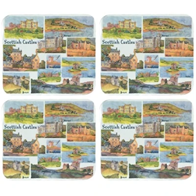 Image of Emma Ball &quot;Scottish Castles Coasters Set of 4