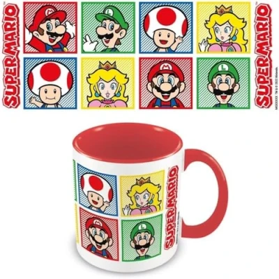 Image of Pyramid Super Mario 4 Colours Coloured Inner Mug, 315 ml