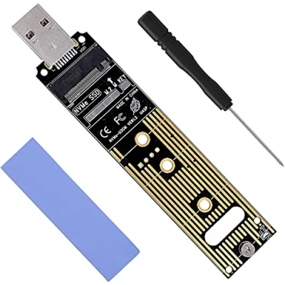 Image of WANGCL M.2 to Usb 3.1 Nvme SSD Adapter Upgraded Kit Support 2230 2242 2260 2280 Size