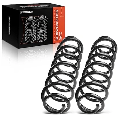 Image of Frankberg 2x Coil Spring Rear axle Compatible with O.c.t.a.v.i.a II Combi 2004 2013 Golf V Variant 2008 T.o.u.r.a.n 2003 2015 Replace# 1K0511115CS
