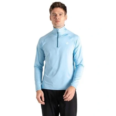 Image of Dare2B Men&#039;s Fuse Up II Recycled Lightweight Core Stretch Midlayer with ilus fabric, perfect for Hiking, Skiing &amp; Snowboarding Sky Blue