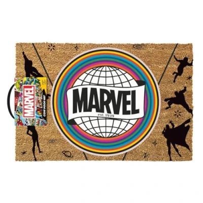 Image of Marvel Door Mat, (Energized Design) Outside and Inside Mat 40cm x 60cm, Gifts for Men Women Official Merchandise