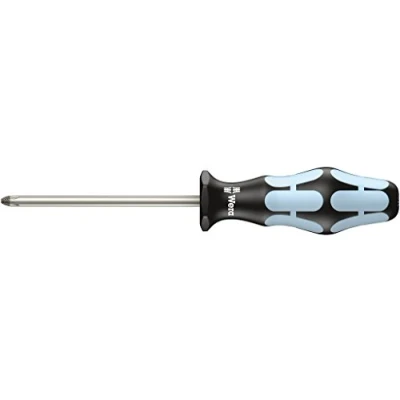 Image of Wera 3355 PZ Kraftform Stainless Steel Lasertip Pozidriv screwdriver, 2x100mm, 05032032001