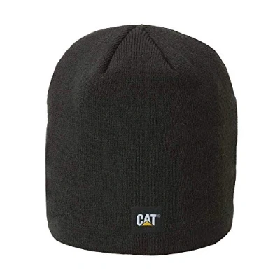 Image of CAT Men&#039;s Logo Knit Cap Skull, Black, One Size