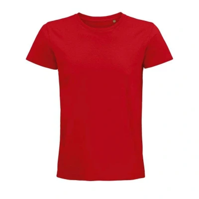 Image of SOLS Unisex Adult Pioneer Organic T Shirt (Red) Size Small