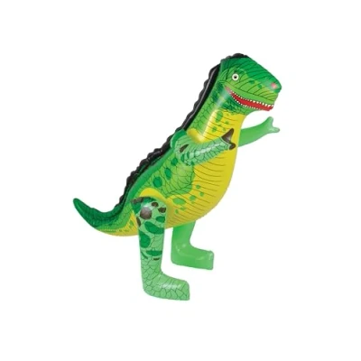 Image of Henbrandt 1 x Inflatable T Rex 43cm Small Blow Up Tyrannosaurus Dinosaur Party Decorations Dino Toys Pool Photo Booth Props Fancy Dress Accessory