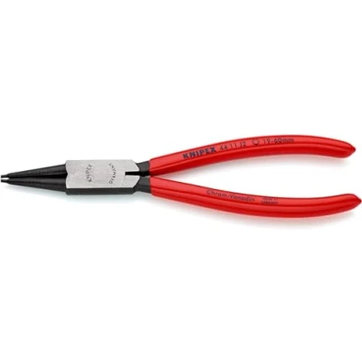 Image of Knipex Circlip Pliers for internal circlips in bore holes black atramentized, plastic coated 320 mm (self service card/blister) 44 11 J4 SB