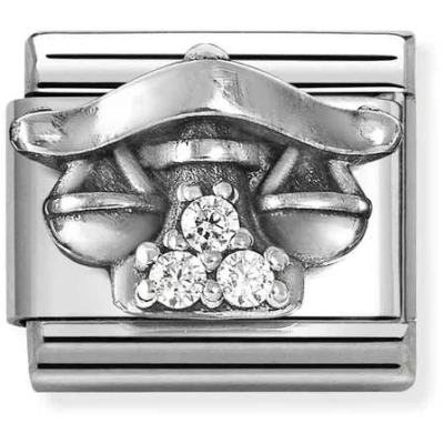 Image of Nomination Crystal Libra Scales Charm