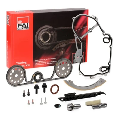 Image of 24461834, 5636396 Timing Chain Kit FAI AutoParts TCK57 with gears, gaskets/seals Simplex, Bolt SAAB: 9 3 Estate, Convertible